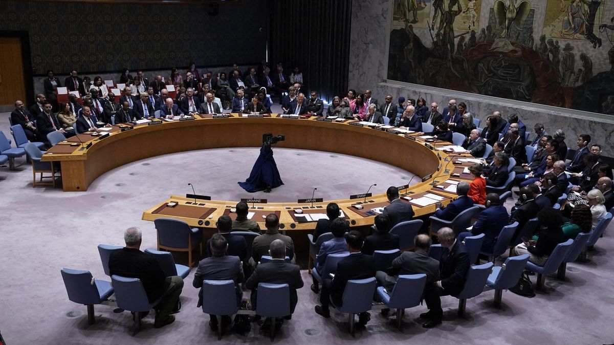Na Radě bezpečnosti OSN byli Zelenskyj i Lavrov, ale ne společně